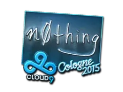 Klistermærke | n0thing (Folie) | Cologne 2015