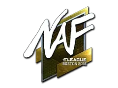 Naklejka | NAF (foliowana) | Boston 2018