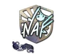 Naklejka | NAF (holograficzna) | Paryż 2023