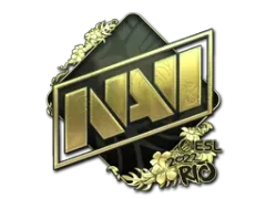 印花 | Natus Vincere（金色）| 2022年里约热内卢锦标赛