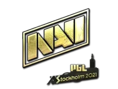 Klistermärke | Natus Vincere (Guld) | Stockholm 2021