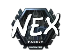 Klistermärke | nex (Foil) | London 2018