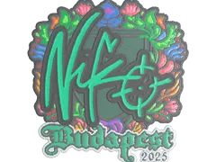 Sticker | NiKo (Embroidered) | Budapest 2025