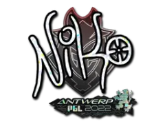 Sticker | NiKo (scintillant) | Anvers 2022