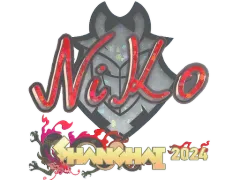 Sticker | NiKo (Glitter) | Shanghai 2024