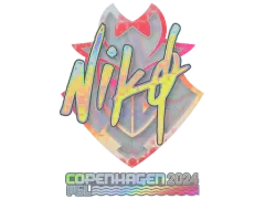 Klistermærke | NiKo (Holo) | Copenhagen 2024