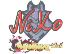 Naklejka | NiKo (Holo) | Shanghai 2024