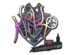 Sticker | NiKo (holo) | Stockholm 2021