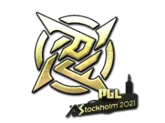 Naklejka | Ninjas in Pyjamas (złota) | Sztokholm 2021