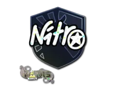 Pegatina | nitr0 (purpurina) | París 2023