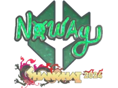 Наліпка | noway (Glitter) | Shanghai 2024