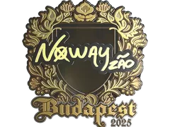 印花 | noway（金色）| 2025年布达佩斯锦标赛