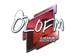 Sticker | olofmeister (Glimmend) | Boston 2018