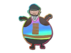 Klistermærke | Poorly Drawn Balkan (Holo)