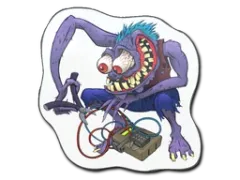Klistermärke | Purple Bombster