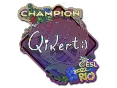 Çıkartma | qikert (Parıltılı, Şampiyon) | Rio 2022