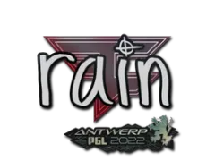 Pegatina | rain | Amberes 2022