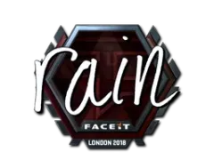 Sticker | rain (Foil) | London 2018