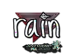 Naklejka | rain (brokatowa) | Antwerpia 2022