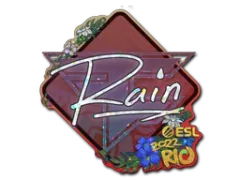Klistermärke | rain (Glitter) | Rio 2022