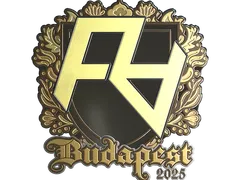Sticker | Rare Atom (Gold) | Budapest 2025