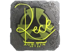 Sticker | reck (Foil) | Austin 2025