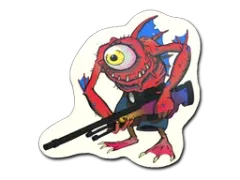 Sticker | Red Cyclawps