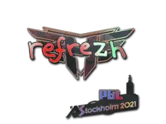 Aufkleber | refrezh (Holo) | Stockholm 2021