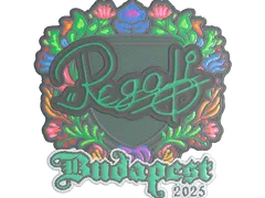 Sticker | regali (Embroidered) | Budapest 2025
