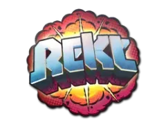 Наклейка | Rekt (голографическая)