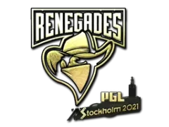 Наліпка | Renegades (золота) | Стокгольм 2021