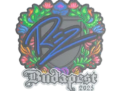 Sticker | REZ (Embroidered) | Budapest 2025