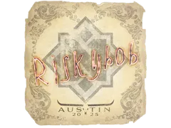Klistermærke | riskyb0b | Austin 2025