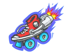 Sticker | Rocket Skates