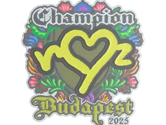 Sticker | ropz (Embroidered, Champion) | Budapest 2025