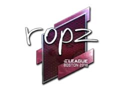 Sticker | ropz (Foil) | Boston 2018