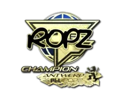 Pegatina | ropz (oro, campeón) | Amberes 2022