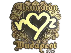 Sticker | ropz (Gold, Champion) | Budapest 2025