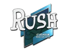 Klistermærke | RUSH | Boston 2018