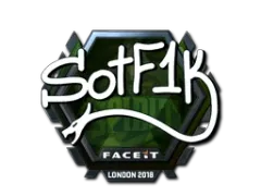 Klistermärke | S0tF1k (Foil) | London 2018
