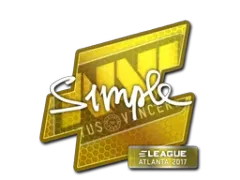 Aufkleber | s1mple | Atlanta 2017