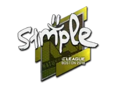 Sticker | s1mple | Boston 2018