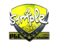 Sticker | s1mple (premium) | Cracovie 2017