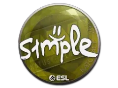 Naklejka | s1mple | Katowice 2019