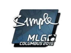 Klistermärke | s1mple | MLG Columbus 2016