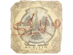 Naklejka | s1n | Austin 2025