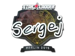 Klistermärke | sergej (Folie) | Berlin 2019