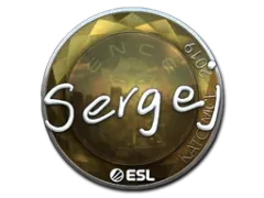 Autocolante | sergej (Foil) | Katowice 2019