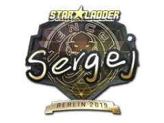 Autocolante | sergej (Gold) | Berlim 2019