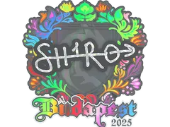 Sticker | sh1ro (Holo) | Budapest 2025